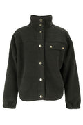 Barbour High-Neck Press-Stud Fleece Jacket