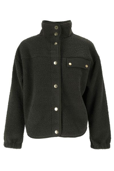 Barbour High-Neck Press-Stud Fleece Jacket