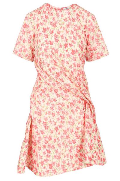 Loewe Floral Printed Twisted Dress