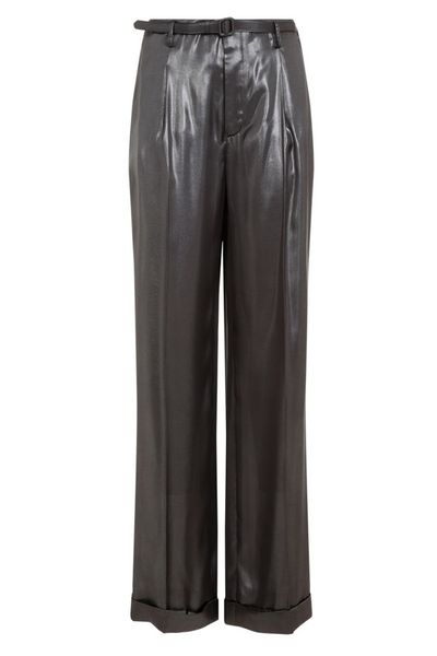 Ralph Lauren Acklie Pleated Wide-Leg Trousers