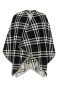 Burberry Checked Embroidered Cape