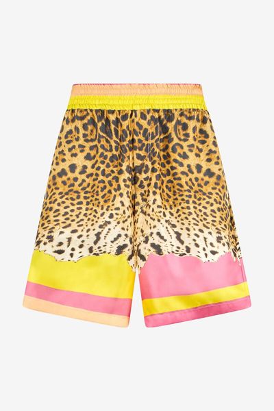 Roberto Cavalli Pop Print Bermuda Shorts
