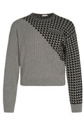 Versace Geometric-Pattern Crewneck Jumper