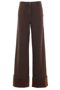 Dries Van Noten Buttoned Turn-Up Hem Jeans