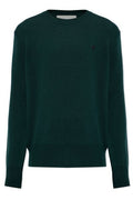 AMI Paris De Coeur Logo Embroidered Crewneck Jumper