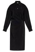 Lemaire Straight Collar Twisted Dress
