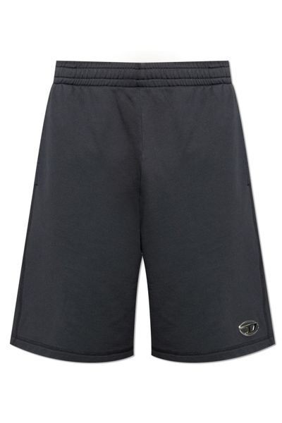 Diesel P-Marshy-Lod Logo Plaque Shorts
