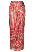 Fendi Knot-Detailed Front Slit Midi Skirt