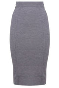 Pinko Logo Stitched Midi Skirt