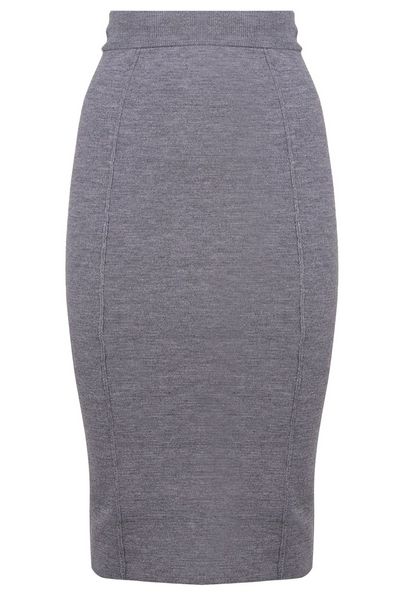 Pinko Logo Stitched Midi Skirt