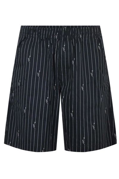 Lacoste Crocodile Print Stripe Shorts