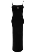 Acne Studios Logo Plaque Sleeveless Dress