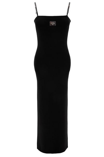 Acne Studios Logo Plaque Sleeveless Dress