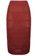 Max Mara Studio Mito Knitted Midi Skirt