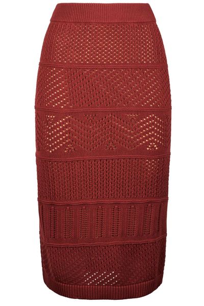 Max Mara Studio Mito Knitted Midi Skirt