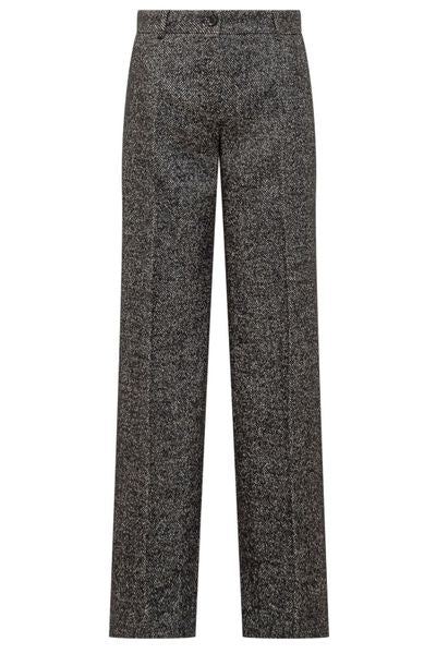 Dolce & Gabbana Chevron Straight Leg Trousers
