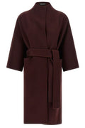 Gianluca Capannolo Jane Belted Kimono-Sleeve Coat