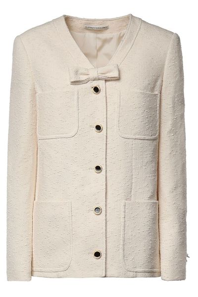 Alessandra Rich Bow Detail Pocket Jacket