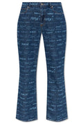 Marni All-Over Printed Flared Jeans