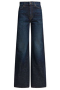 Khaite Dane High Waisted Wide-Leg Jeans