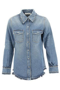 Chloé Frayed Edge Denim Shirt