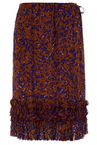 Dries Van Noten Pattern-Printed Skirt