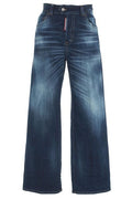 Dsquared2 Logo-Patch Wide-Leg Jeans