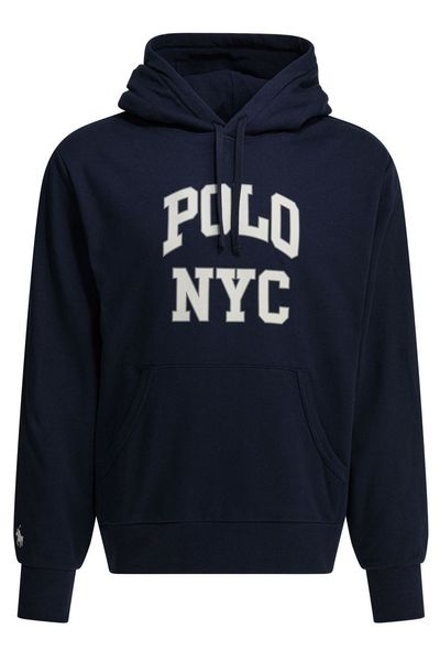 Polo Ralph Lauren Logo Detailed Drawstring Hoodie
