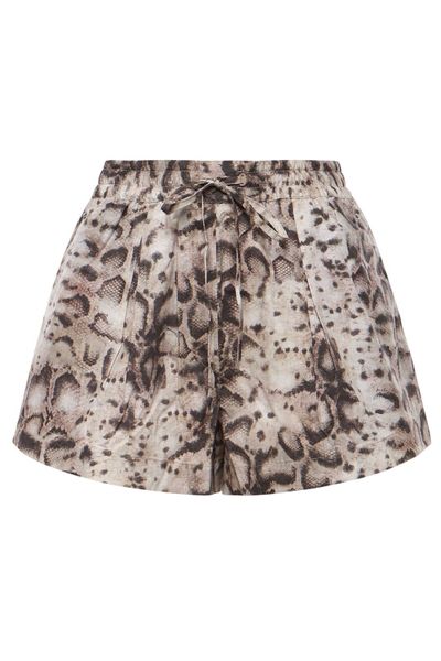 Pinko Elasticated Waist Drawstring Printed Shorts