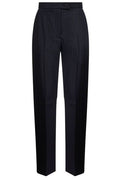 Khaite Pinstripe Straight-Leg Trousers