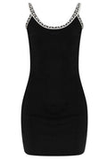 Versace Logo Trim Mini Dress