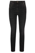 Brunello Cucinelli High-Waist Embellished Jeans