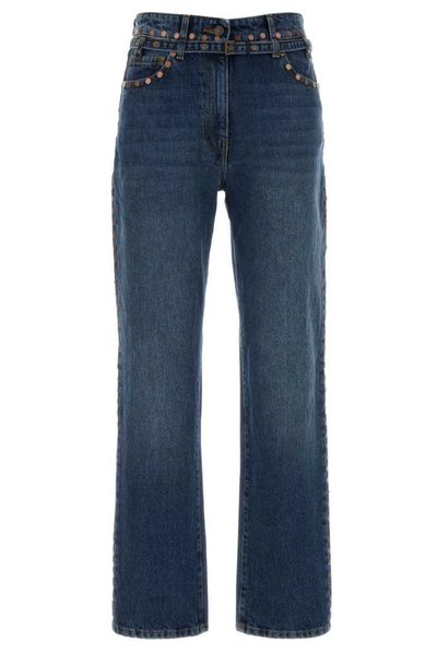Dries Van Noten Persy Studded Straight Jeans