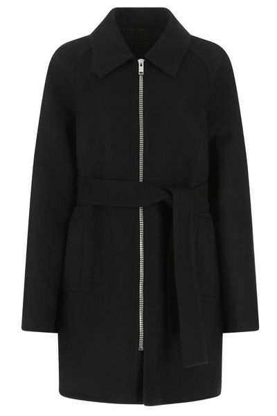 Givenchy Zipped Tie-Waisted Coat