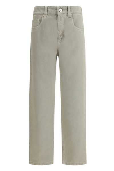 Brunello Cucinelli Logo-Patch Flared Jeans