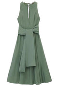 Loewe Sleeveless Wrap Midi Dress