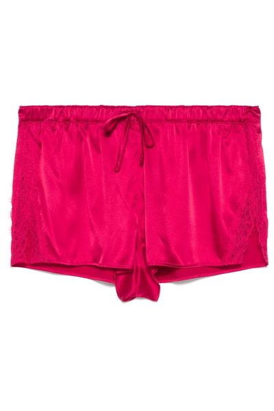 Agent Provocateur Gisele Silk-Blend Shorts