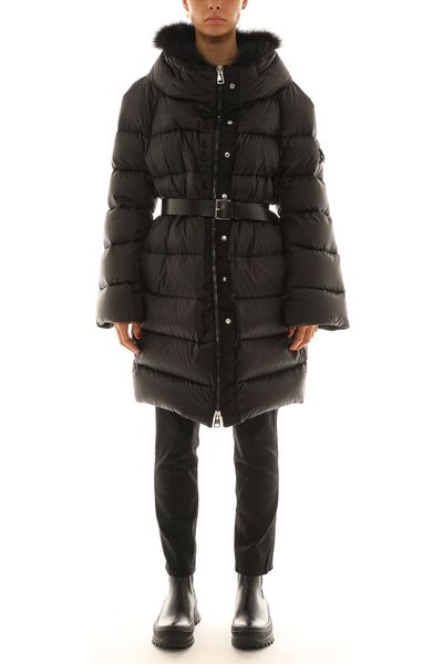 Ermanno Scervino Belted Hooded Coat