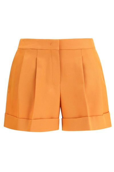 Fendi Pleated Flared Shorts