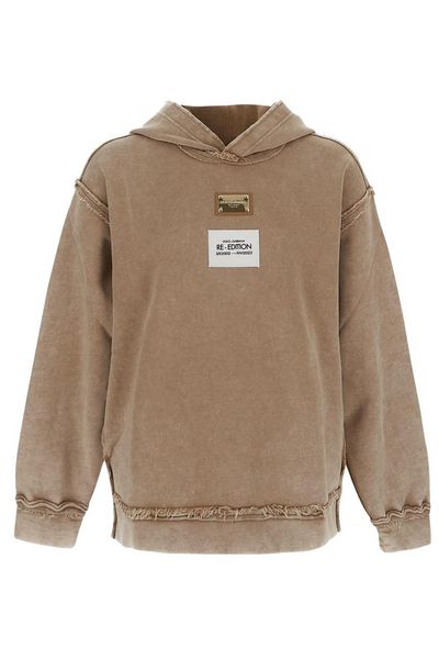Dolce & Gabbana Logo Plaque Hoodie