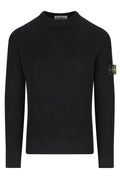 Stone Island Ribbed Crew Neck Knitted Sweater