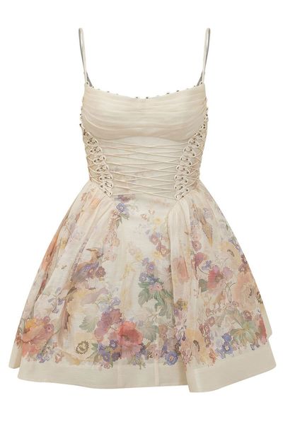 Zimmermann Beaded Corset Mini Dress