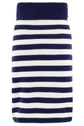 Kenzo Rock Striped Midi Skirt