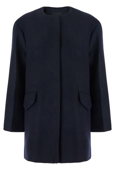Theory Cape Back Melton Coat