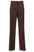 Off-White Pleat Detailed Wide Leg Trousers