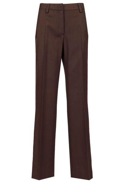 Off-White Pleat Detailed Wide Leg Trousers