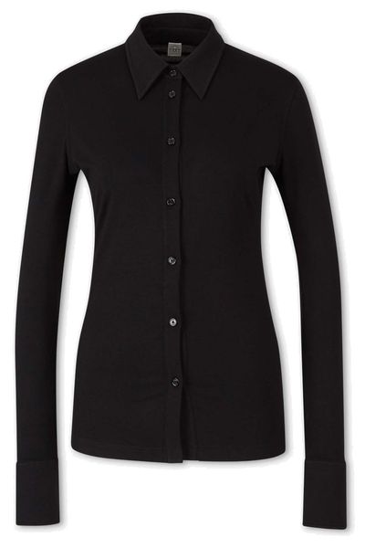 Totême Fitted Jersey Blouse