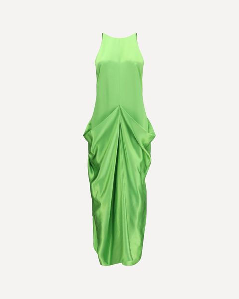 Khaite Kent Draped Halterneck Dress