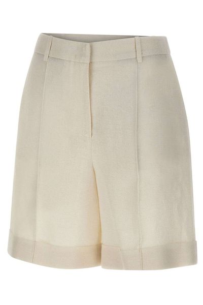 Eleventy Pleated Tailored Shorts