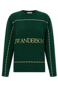 JW Anderson Wave Logo Knitted Sweater